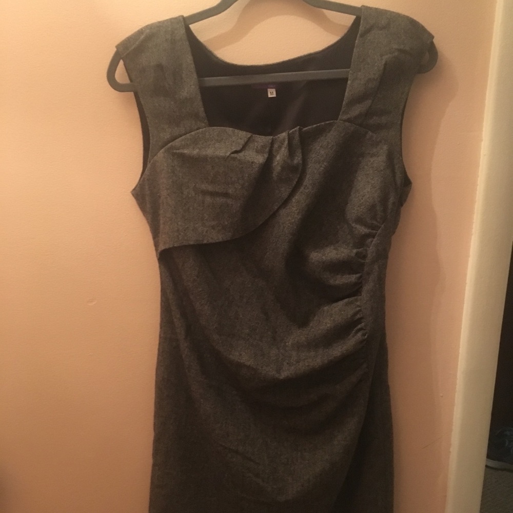 Gray business dress